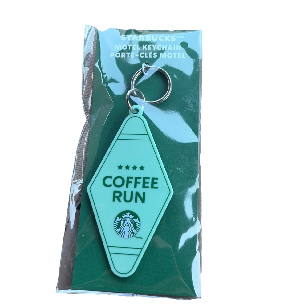 Starbucks 2026 Road Trip COFFEE RUN Motel Keychain